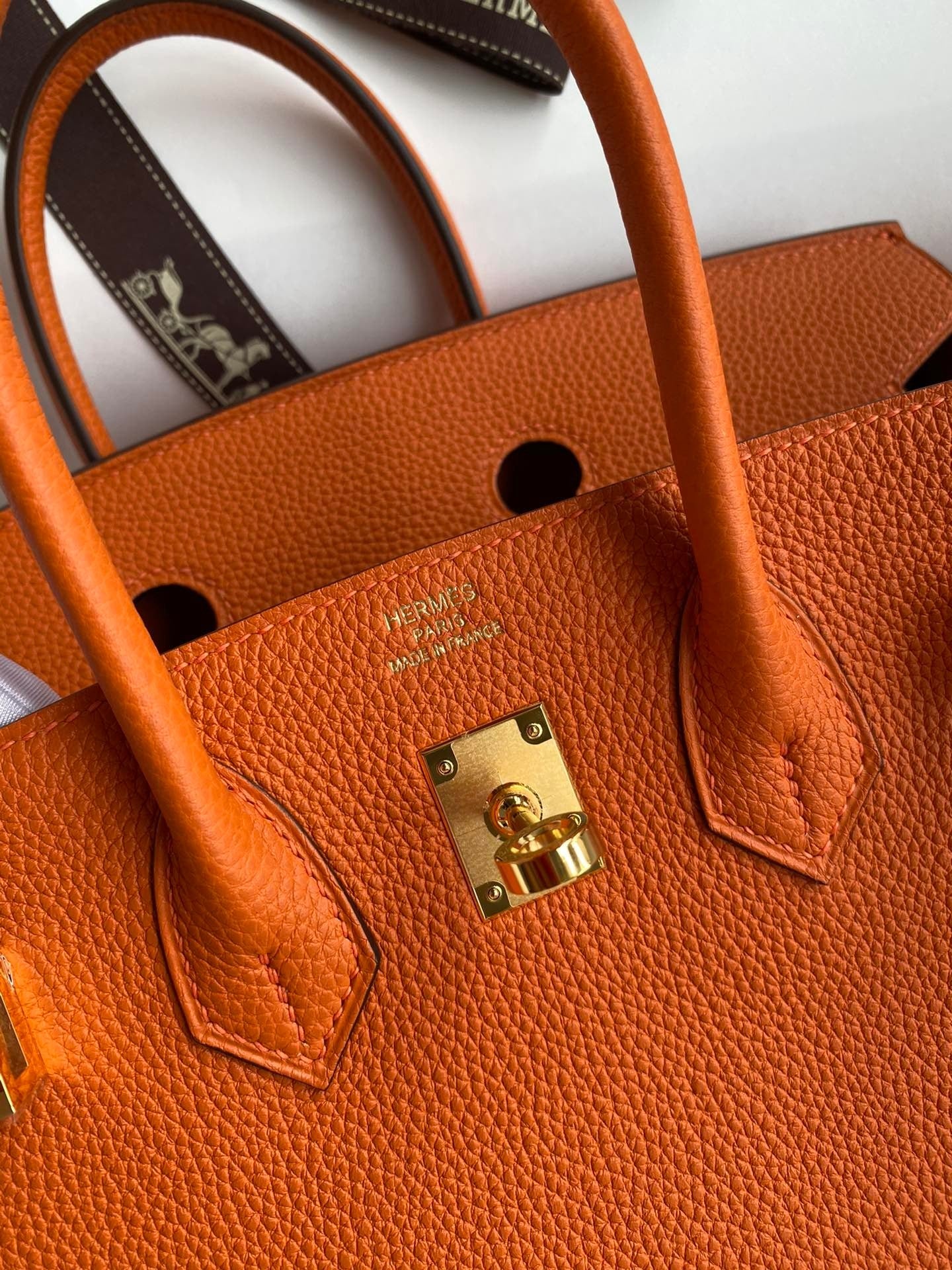 Birkin 25cm Togo Leather Handbag