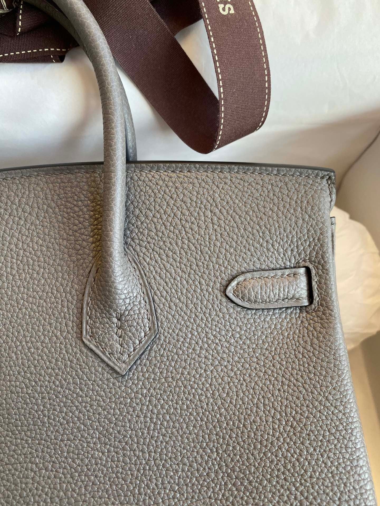 Birkin 25cm Togo Leather Handbag