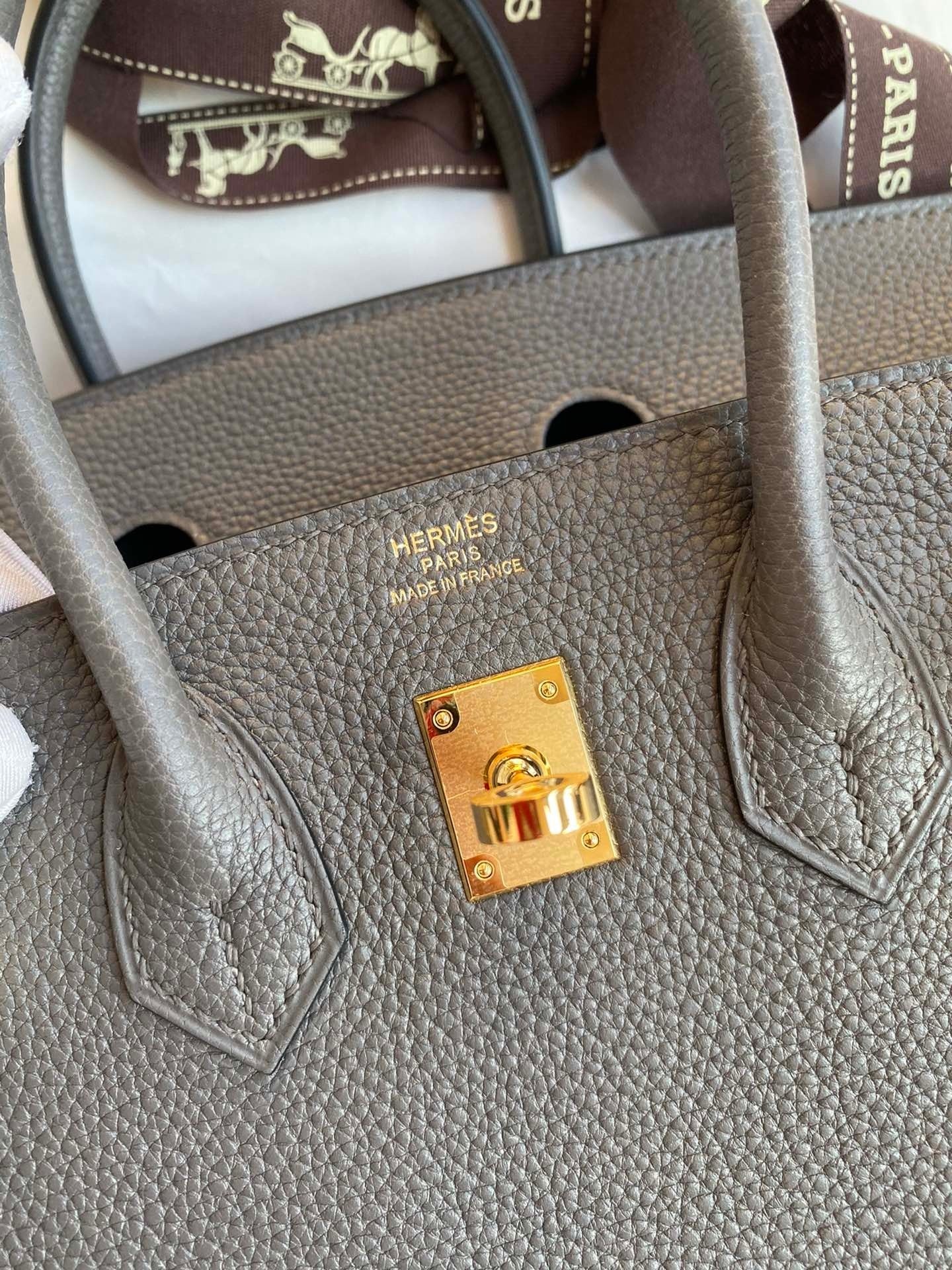 Birkin 25cm Togo Leather Handbag