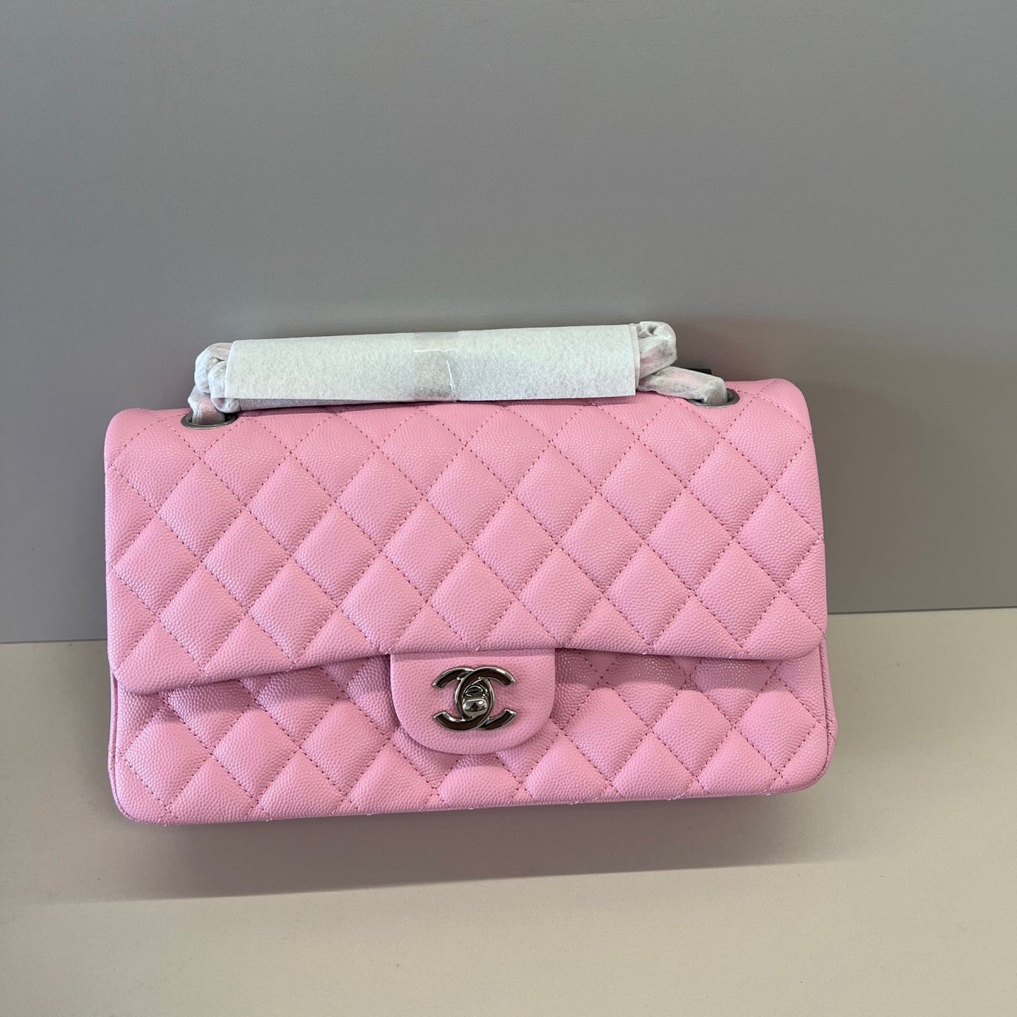 Caviar Leather Classic Double Flap Bag