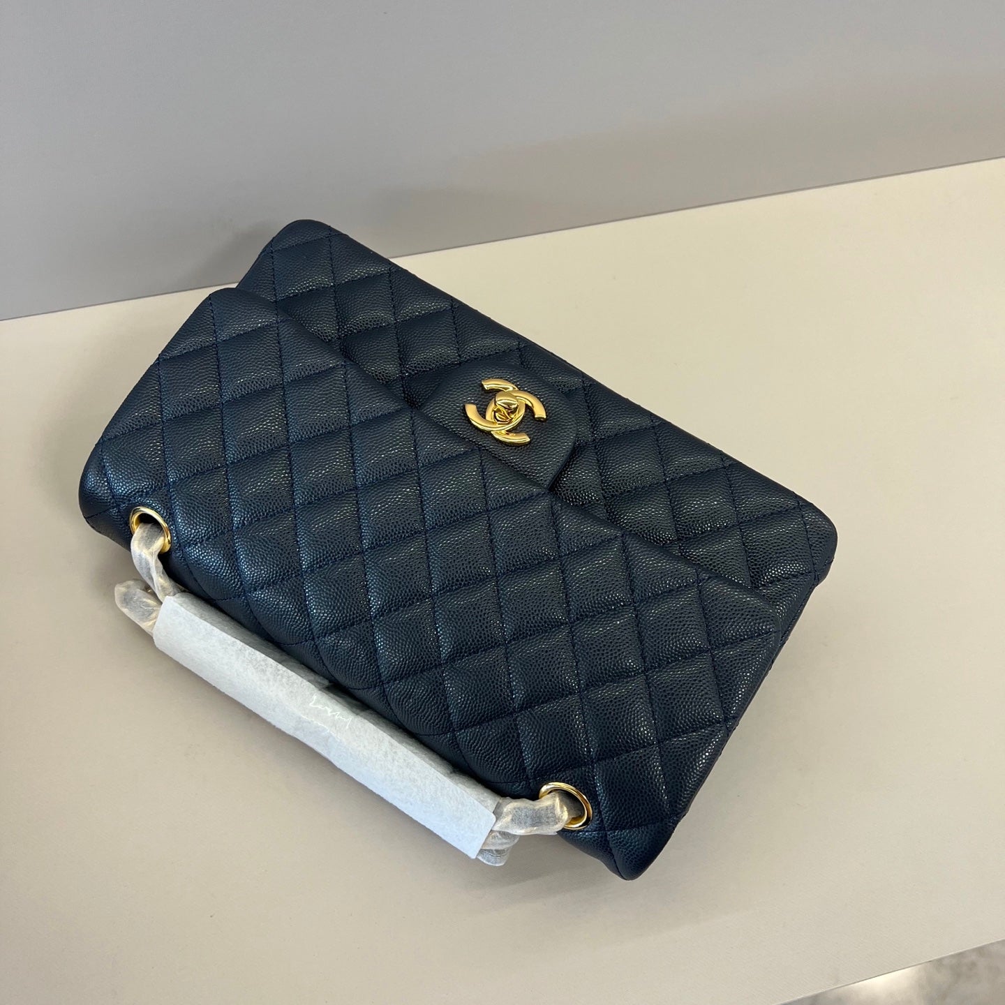 Caviar Leather Classic Double Flap Bag