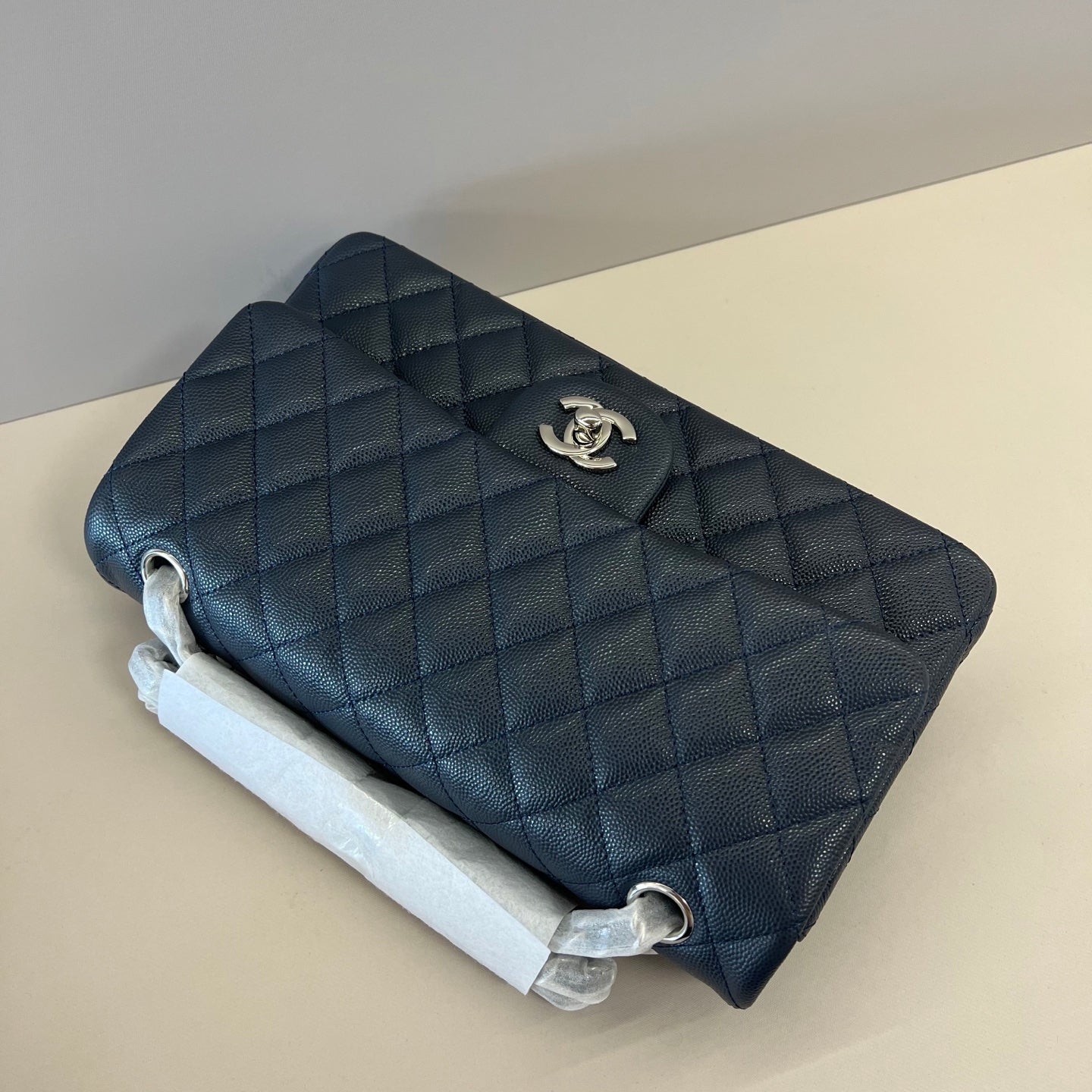 Caviar Leather Classic Double Flap Bag