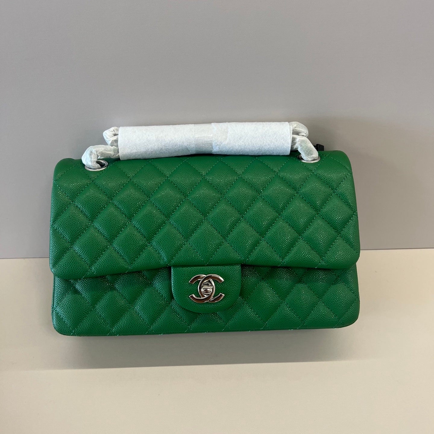 Caviar Leather Classic Double Flap Bag