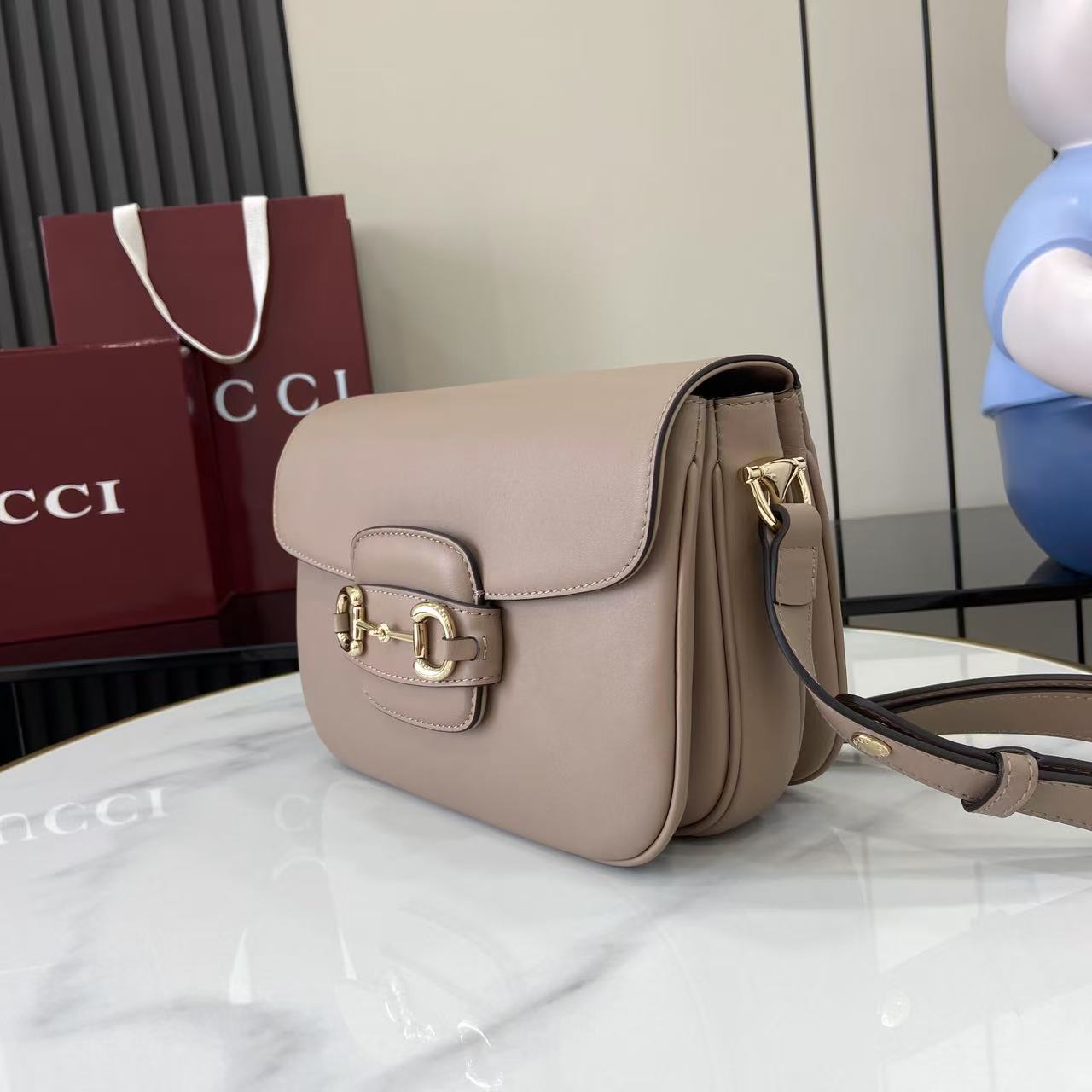 Horsebit 1955 Leather Shoulder Bag