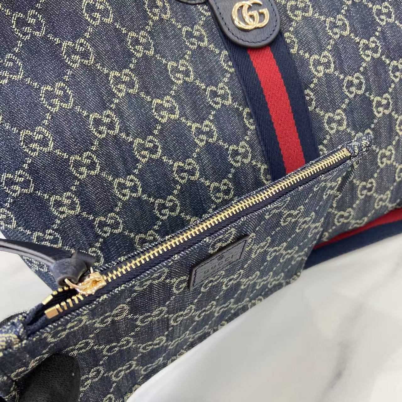 Giglio GG Supreme Tote Bag with Pouch