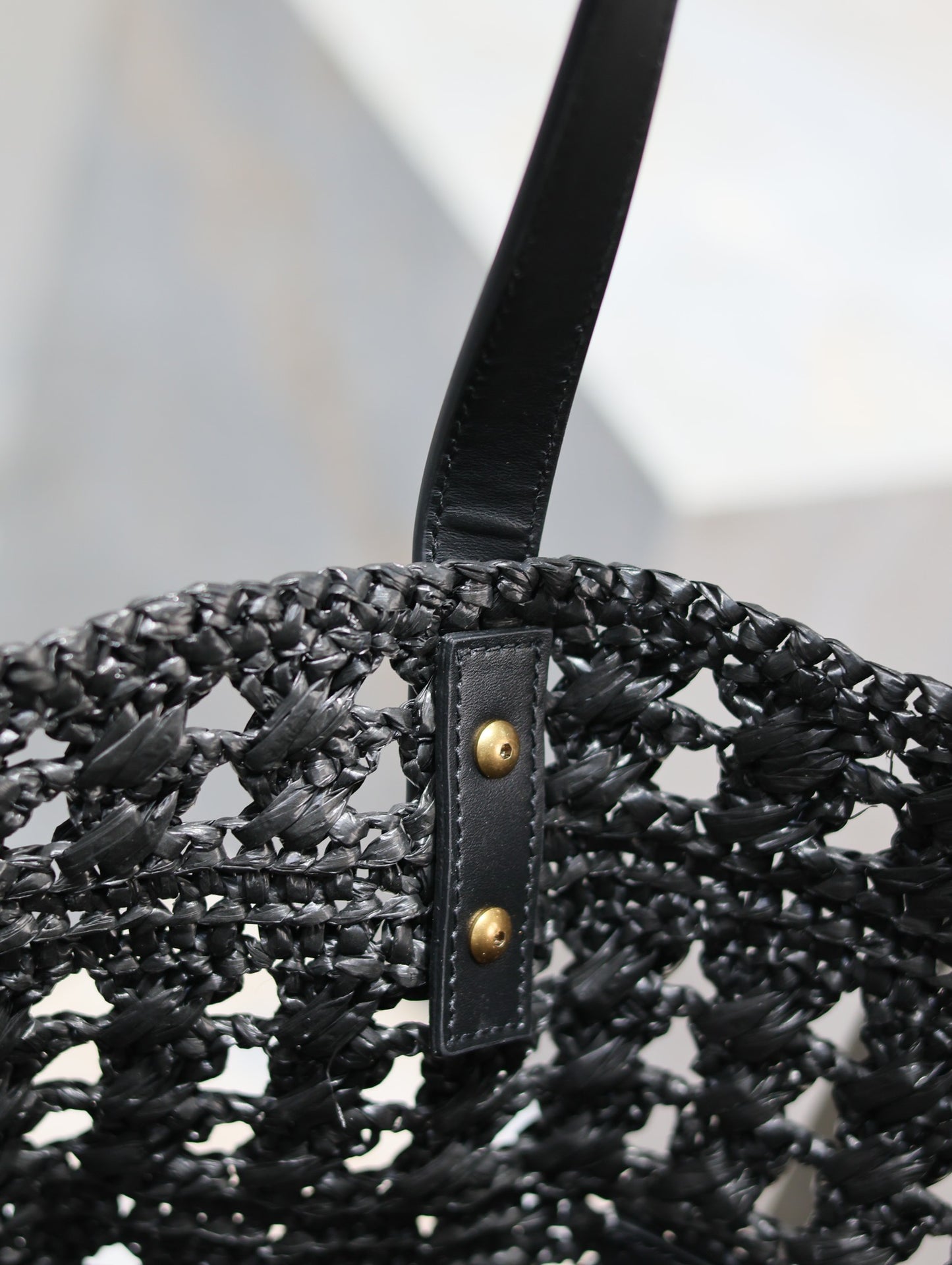 Raffia Medium Tote Bag