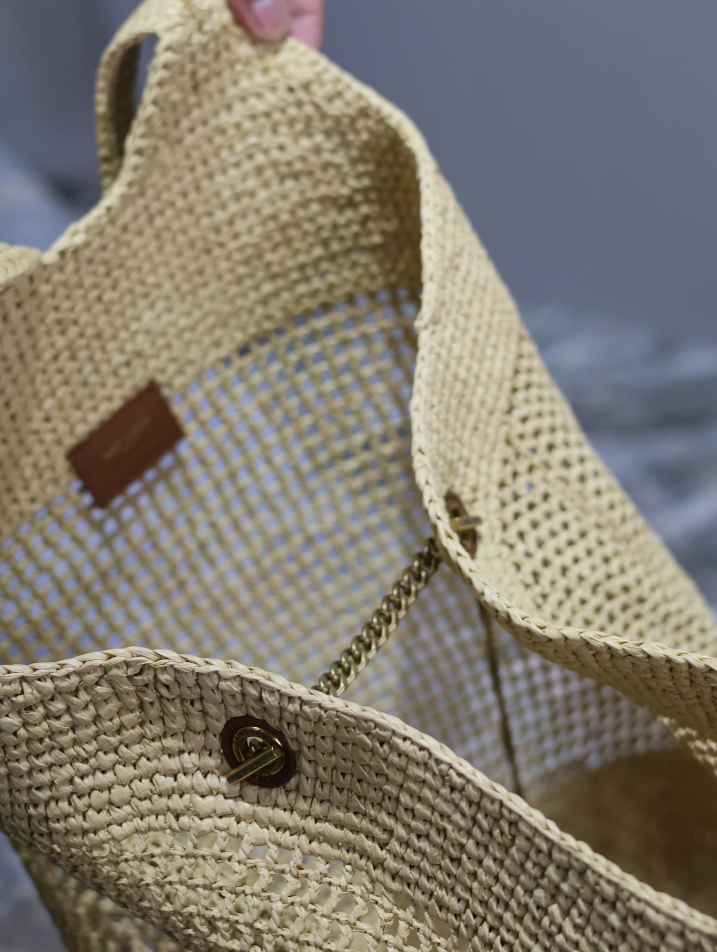 Icare Raffia Large Tote Bag