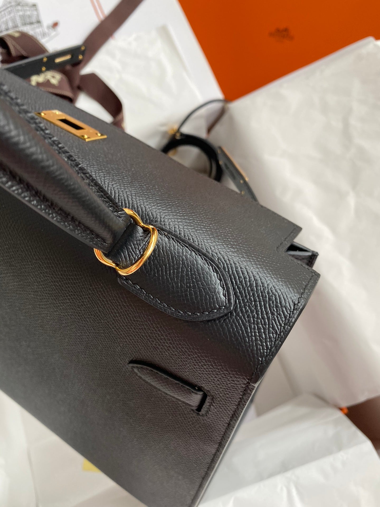 Kelly 32cm Epsom Leather Handbag