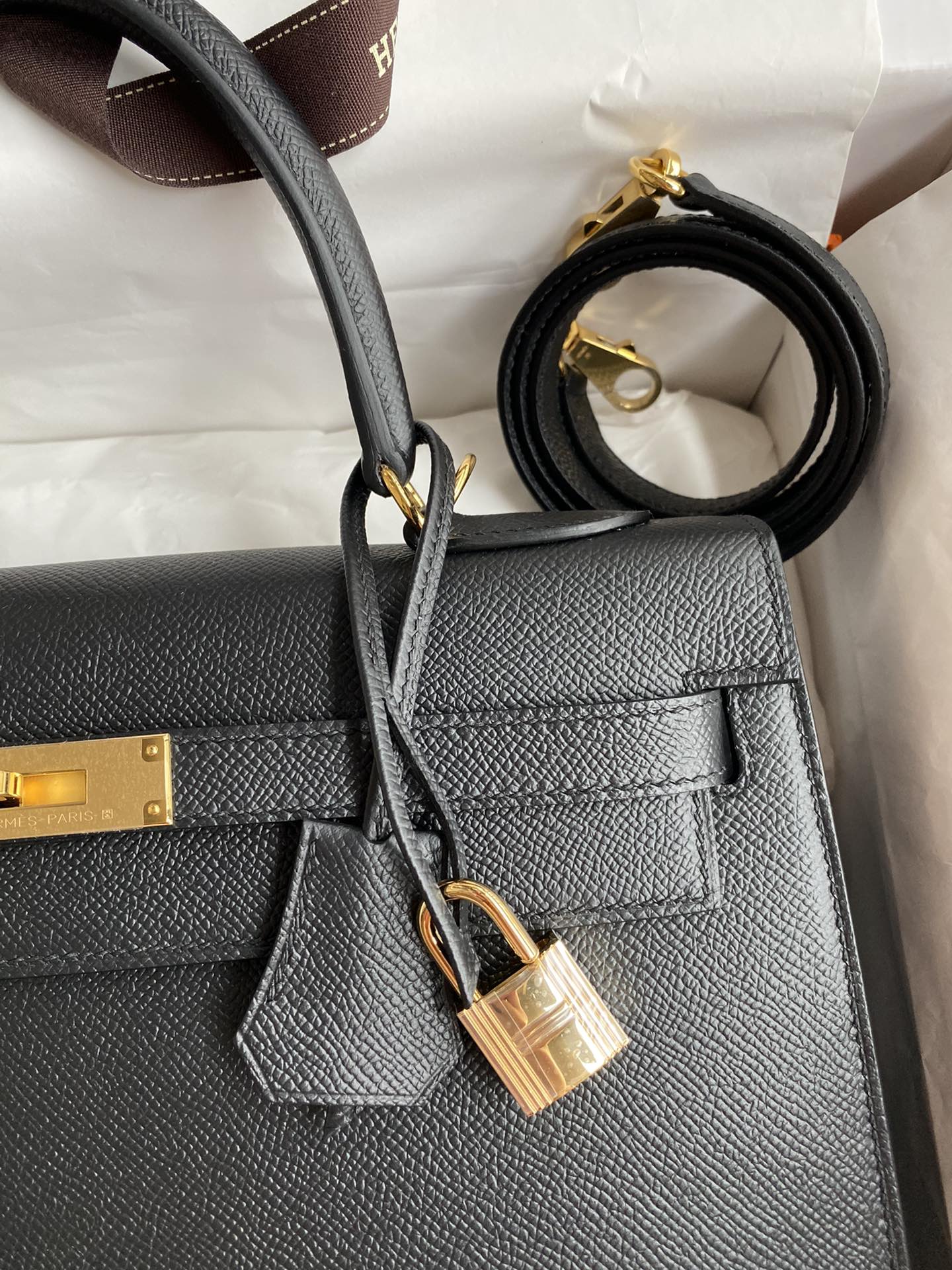 Kelly 32cm Epsom Leather Handbag