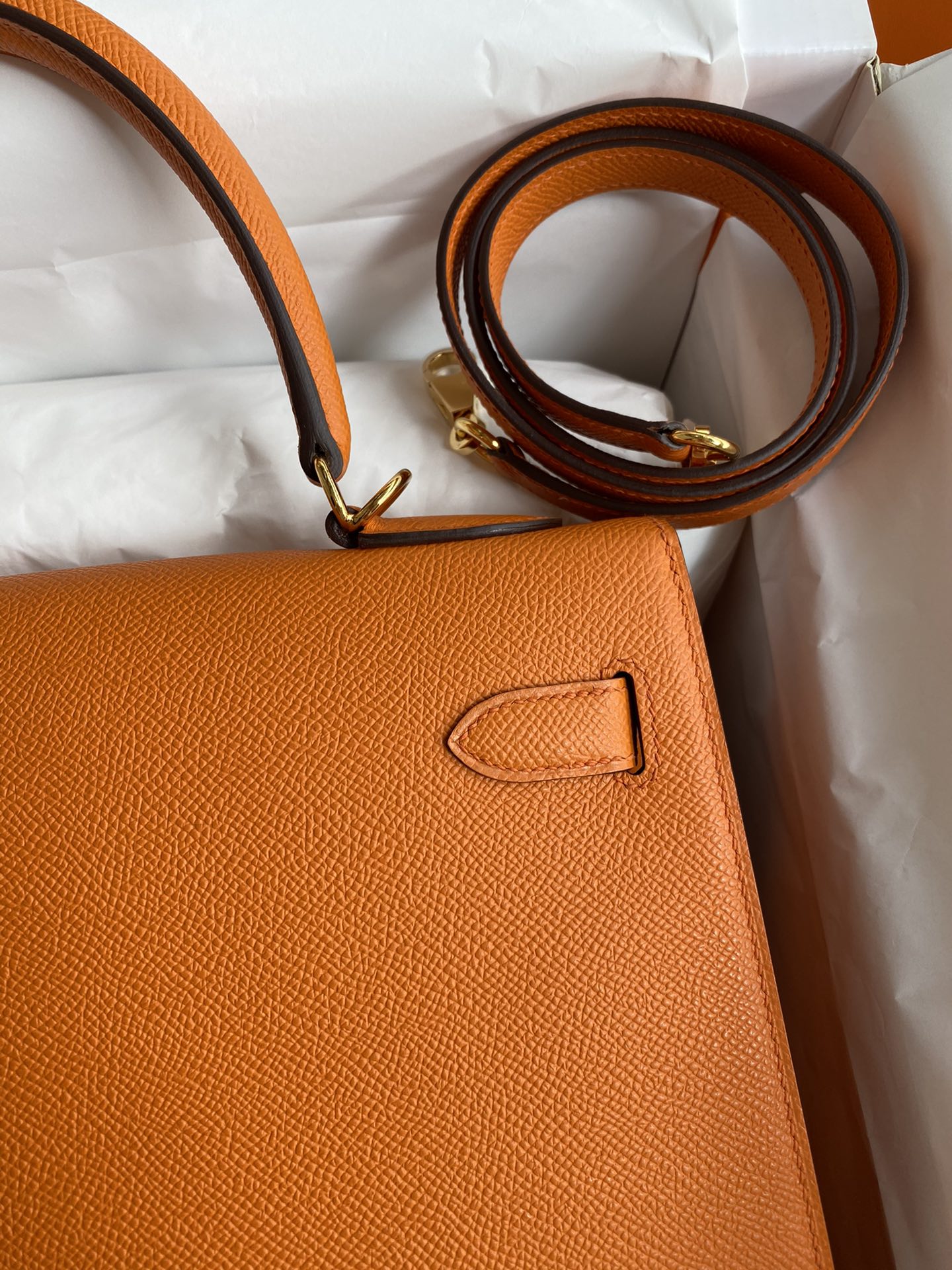 Kelly 32cm Epsom Leather Handbag