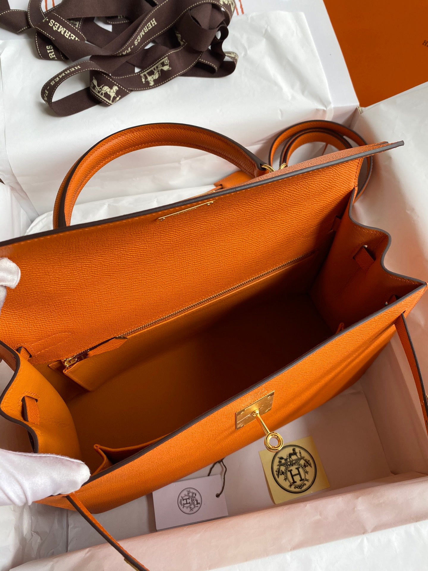 Kelly 32cm Epsom Leather Handbag