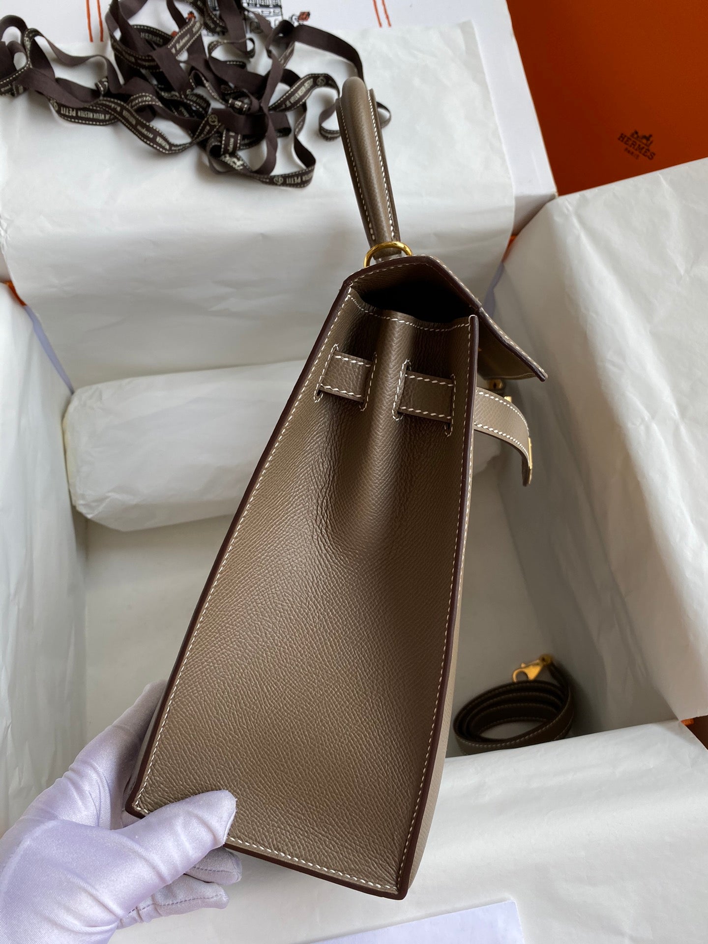 Kelly 32cm Epsom Leather Handbag