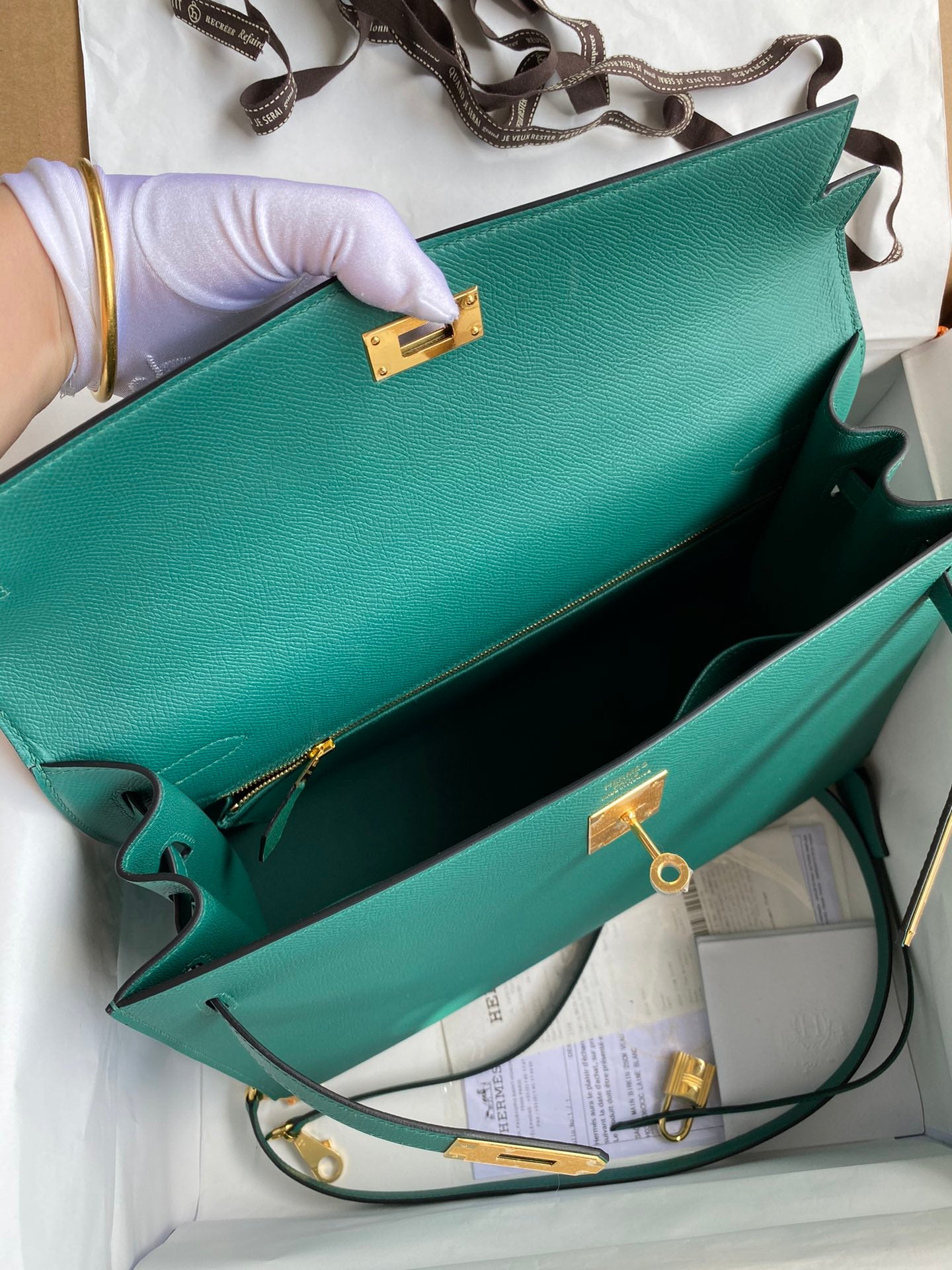 Kelly 32cm Epsom Leather Handbag