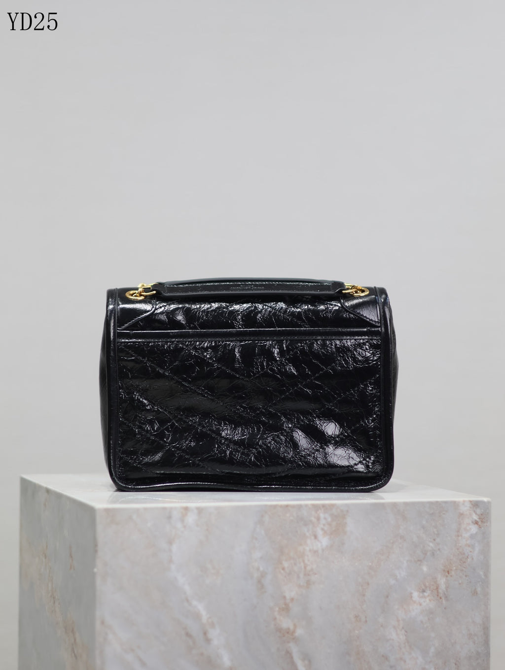Niki Medium Patent Leather Shoulder Bag