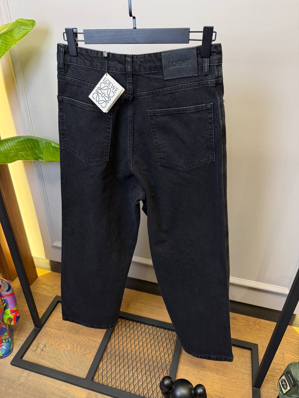 Anagram Baggy Jeans in Premium Cotton
