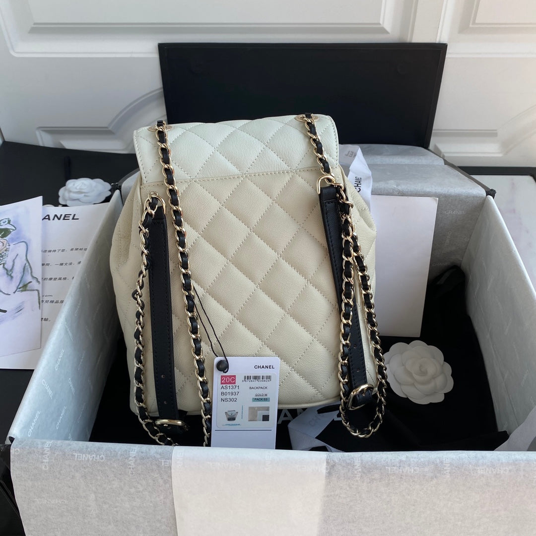 Quilted Leather Backpack