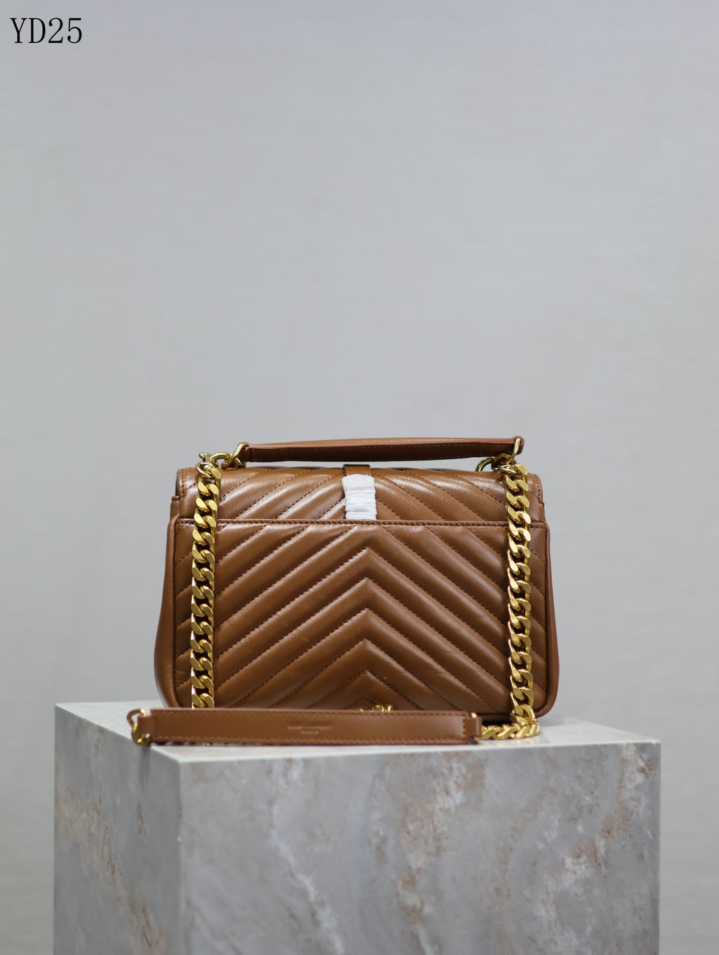 Quilted Leather Collage Bag