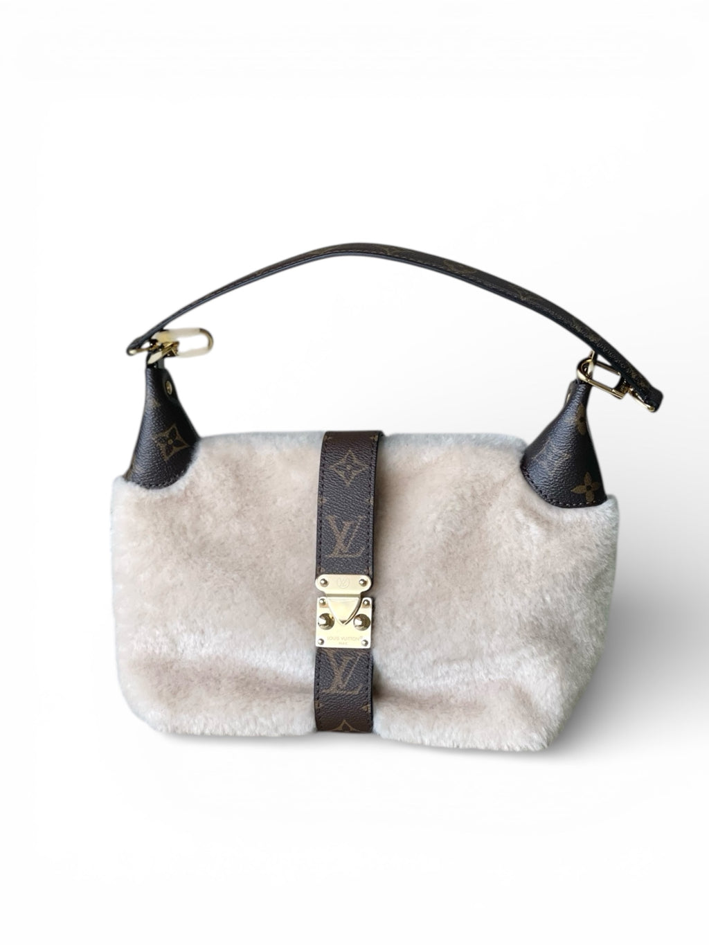 Ski Pochette Mia Shearling Handbag