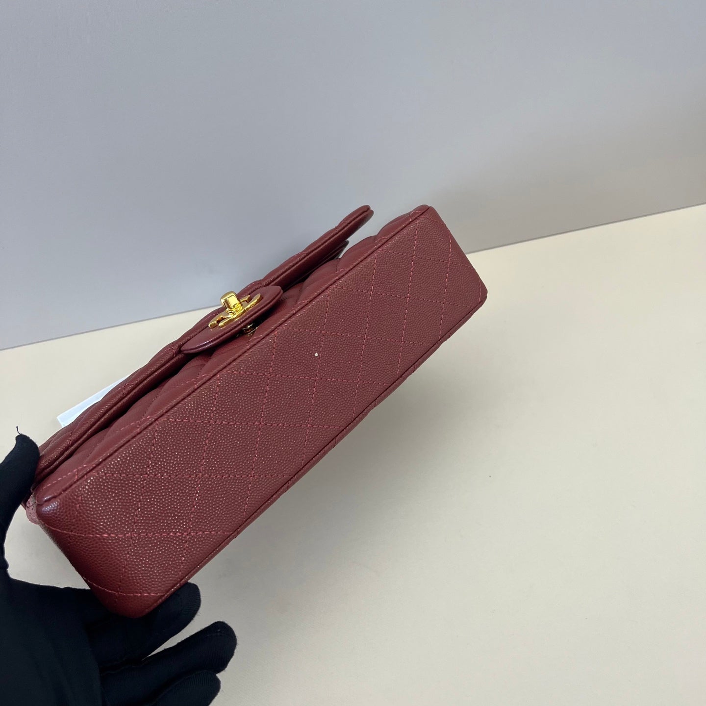 Caviar Leather Classic Double Flap Bag