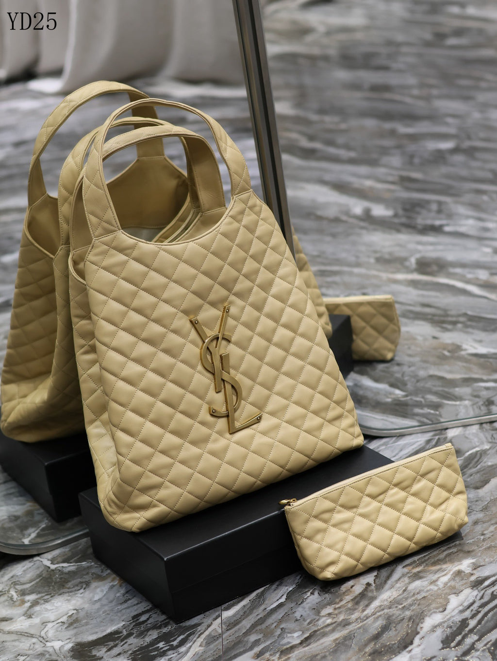 Quilted Oversized Tote Bag