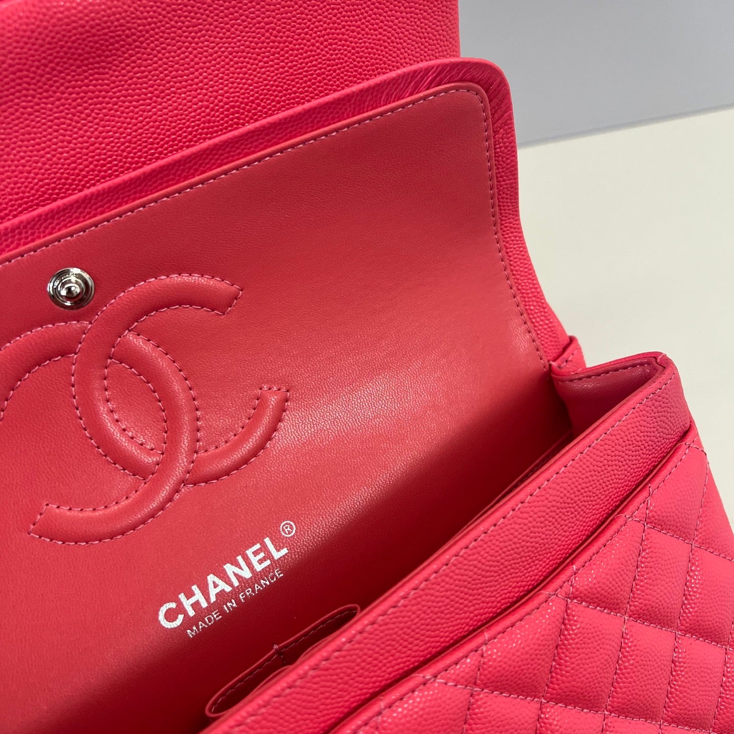 Caviar Leather Classic Double Flap Bag