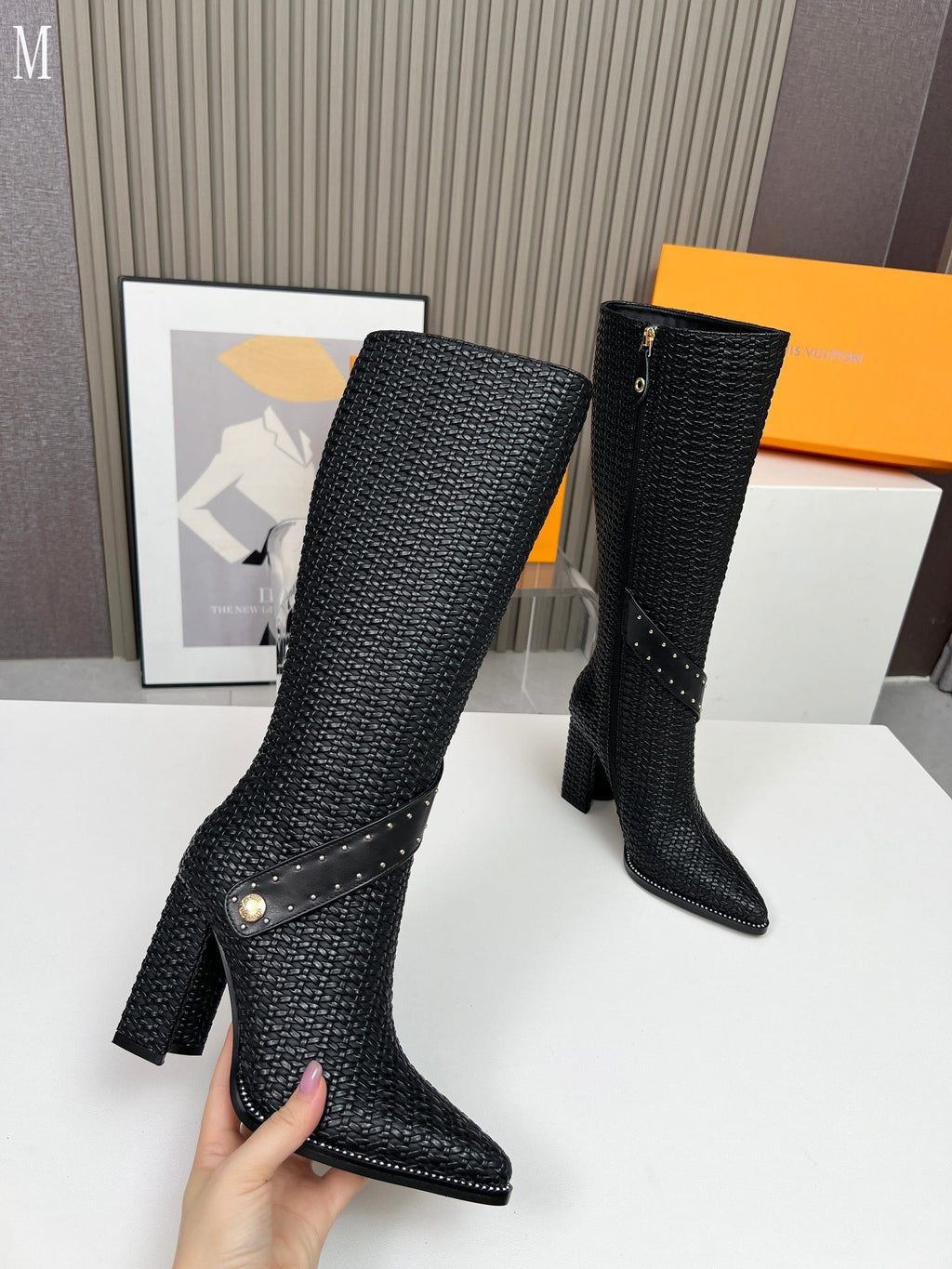 Knit Over-the-Knee Long Boots