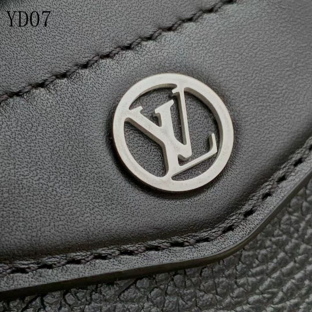 Black Leather Speedy Satchel Bag