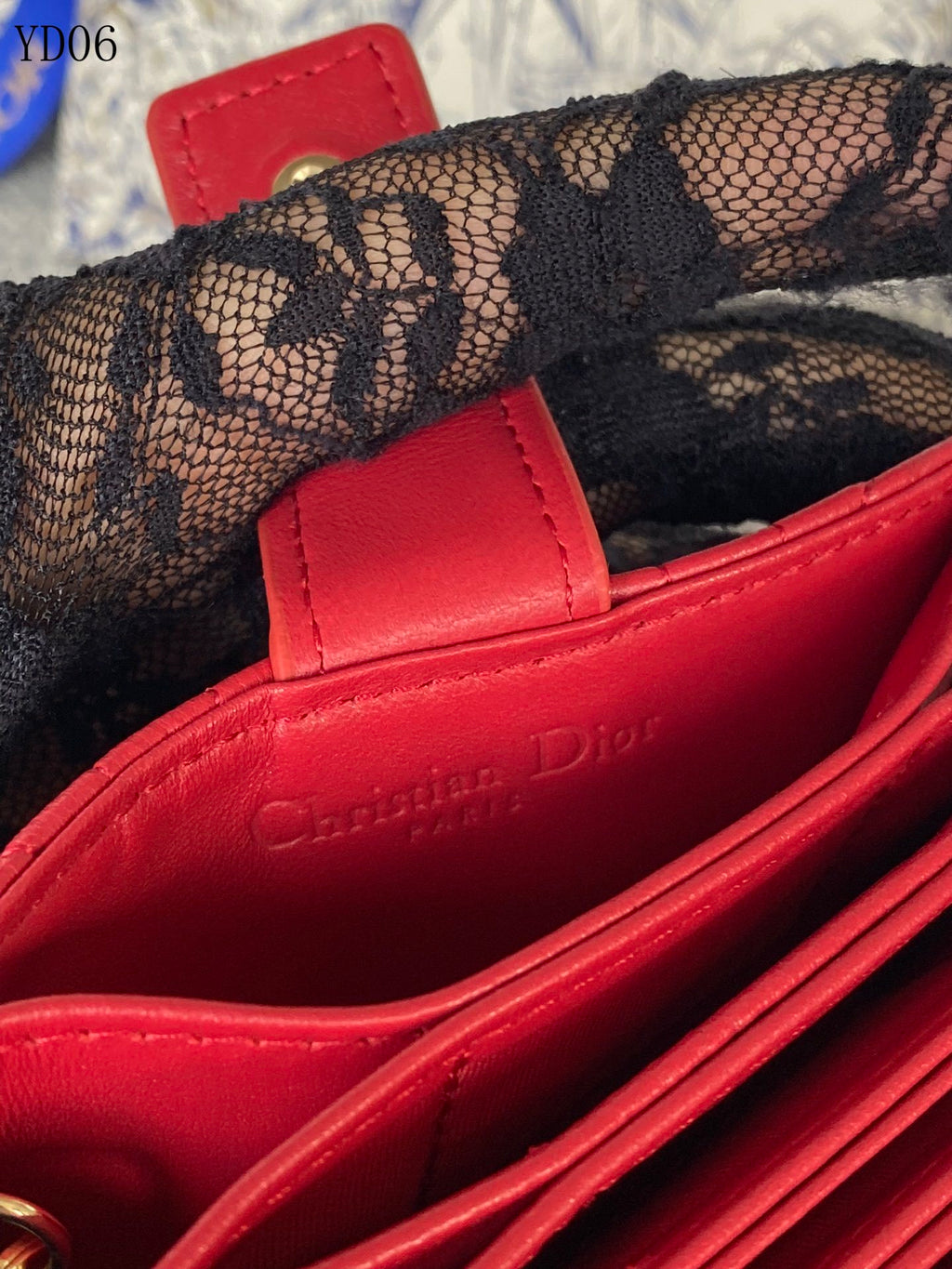 Quilted Leather Compact Wallet