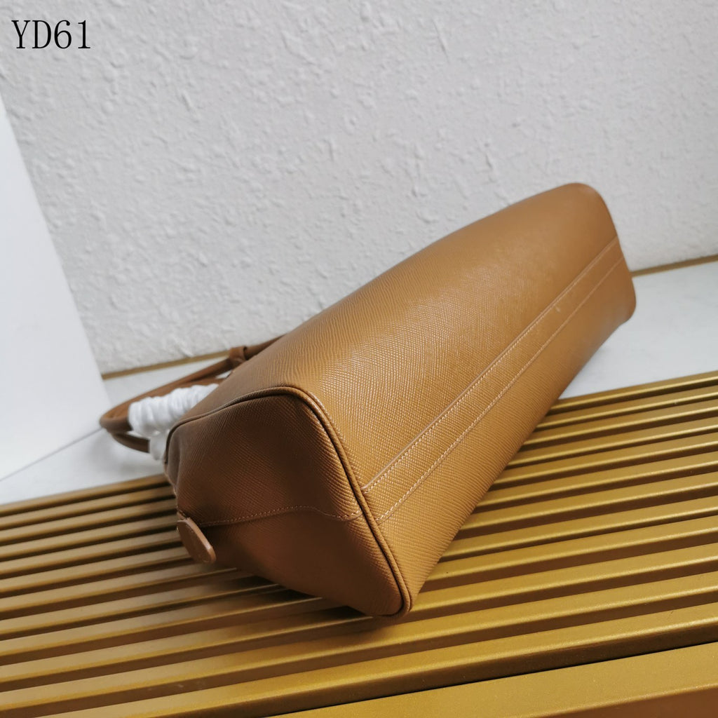 Saffiano Leather Top Handle Bag