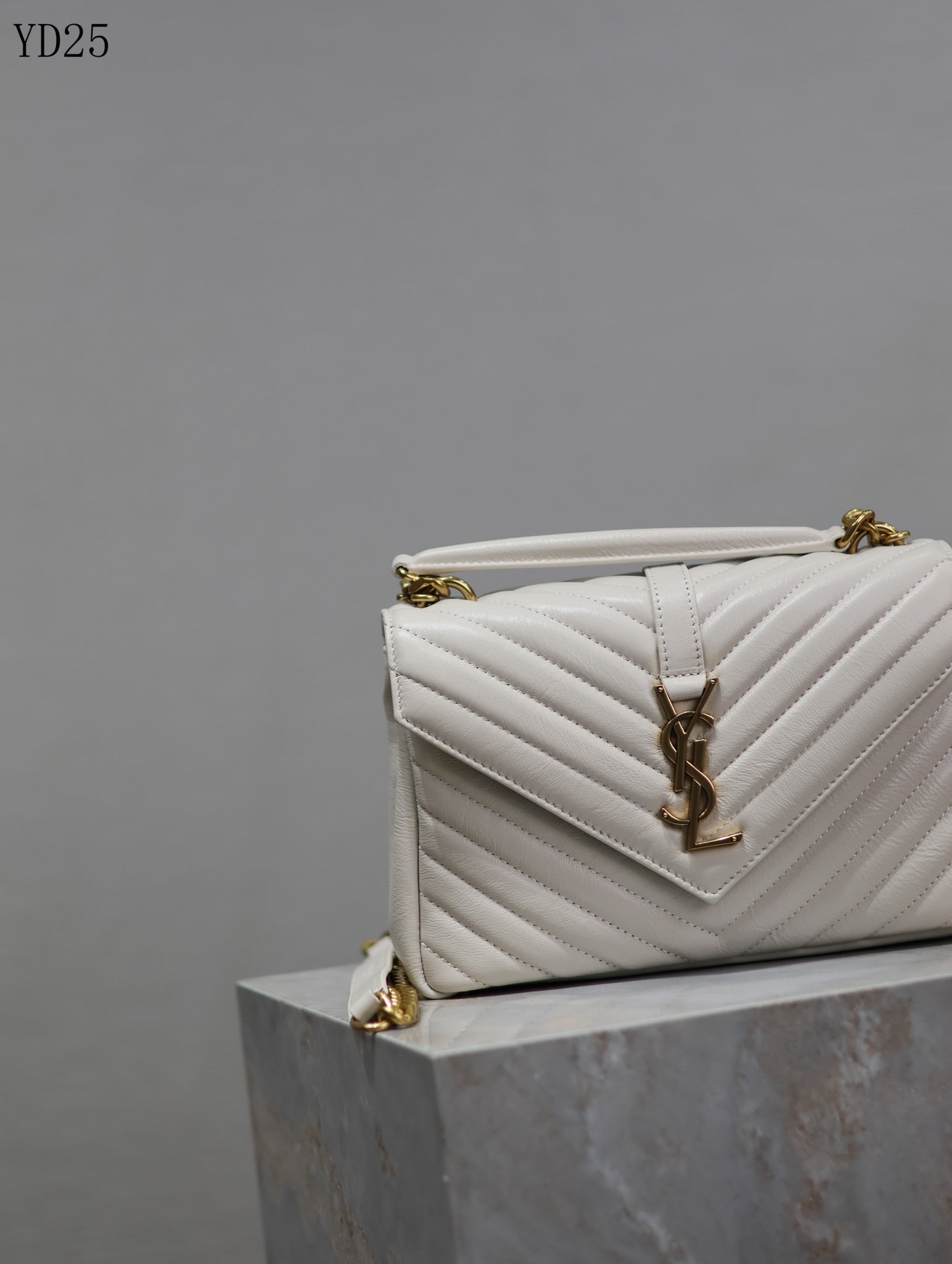 Quilted Leather Collage Bag