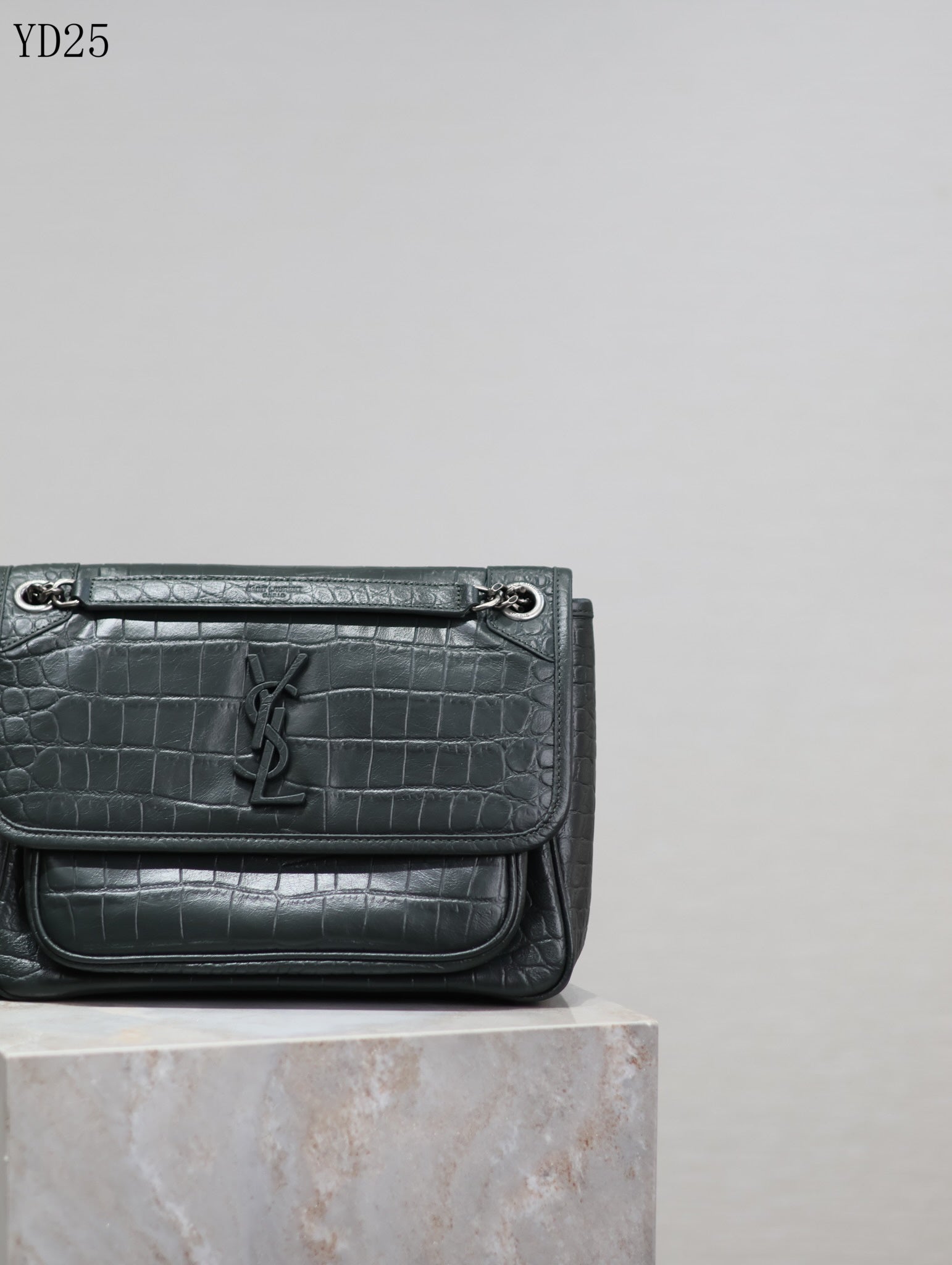 Niki Crocodile Leather Bag