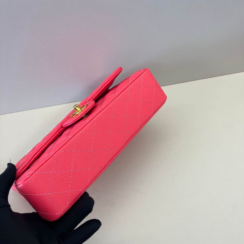 Caviar Leather Classic Double Flap Bag