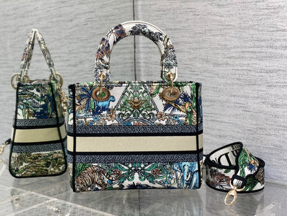 Embroidered Canvas Tote Bag