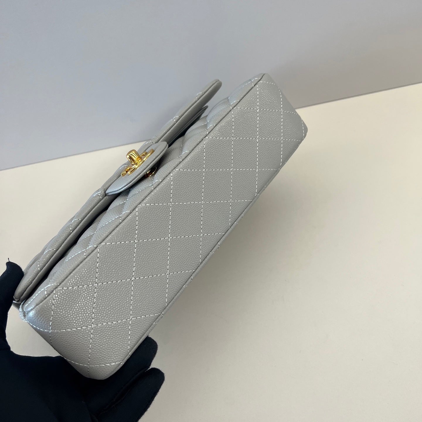 Caviar Leather Classic Double Flap Bag