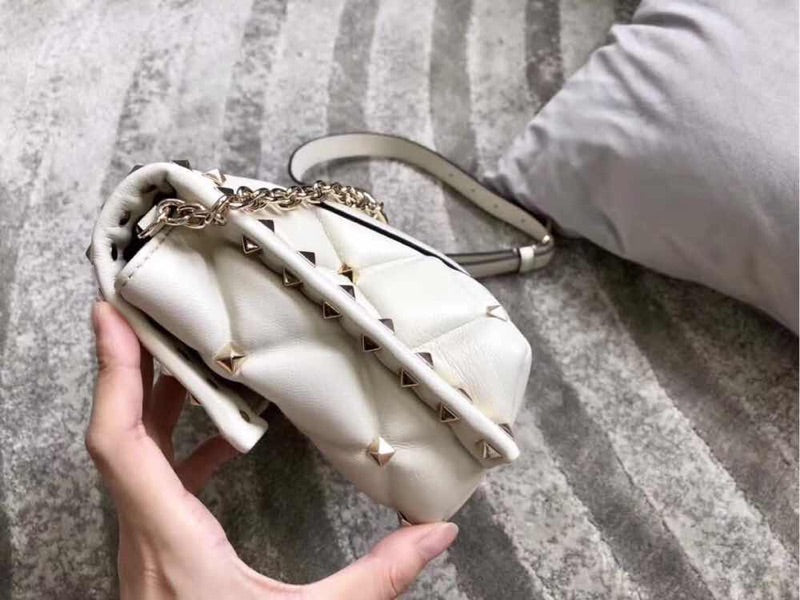 Roman Stud Maxi Quilted Leather Shoulder Bag – Effortless Luxury & Bold Elegance