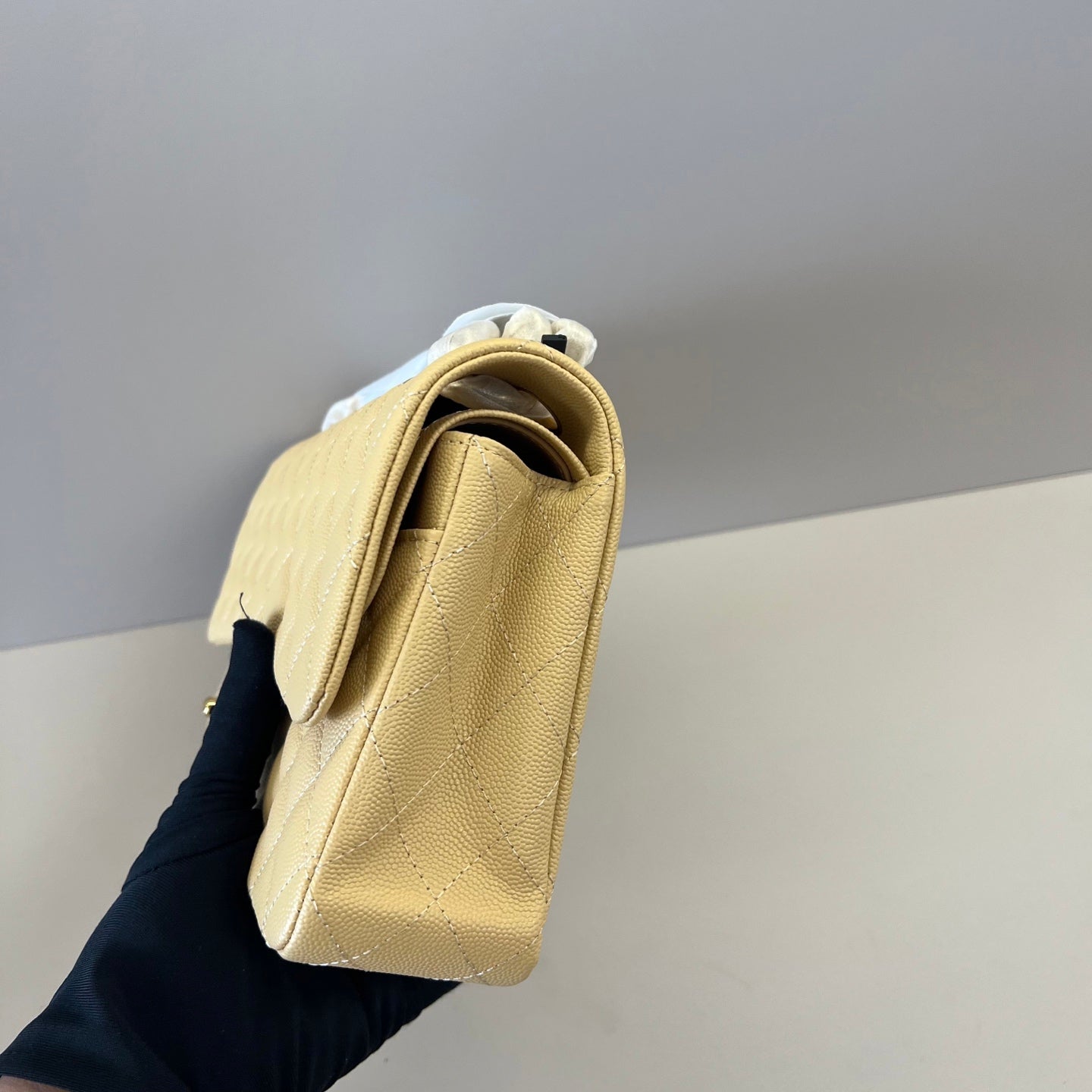 Caviar Leather Classic Double Flap Bag