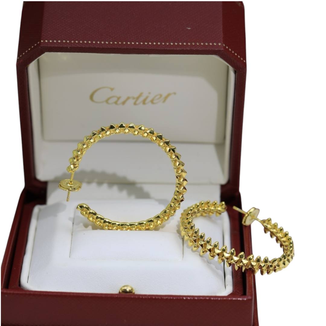 Rivet Large Hoop Earrings