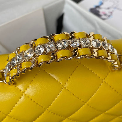 Diamond Handle Flap Bag