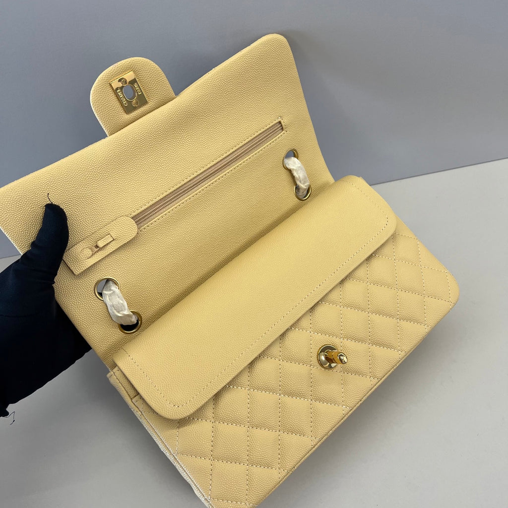 Caviar Leather Classic Double Flap Bag