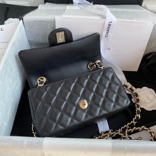 Quilted Coco Charm Flap Bag