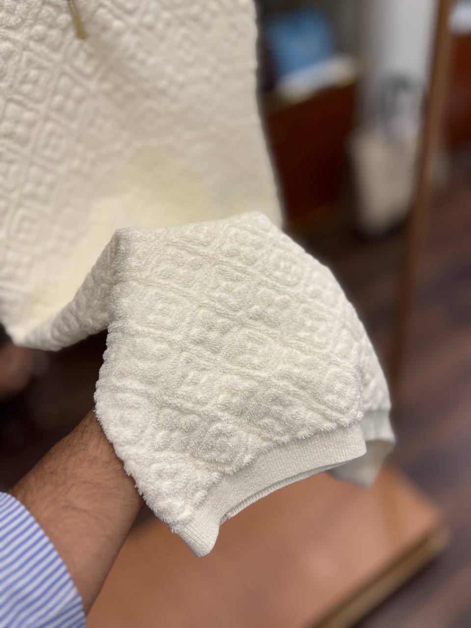 Monogram Flower Toweling Polo Dress