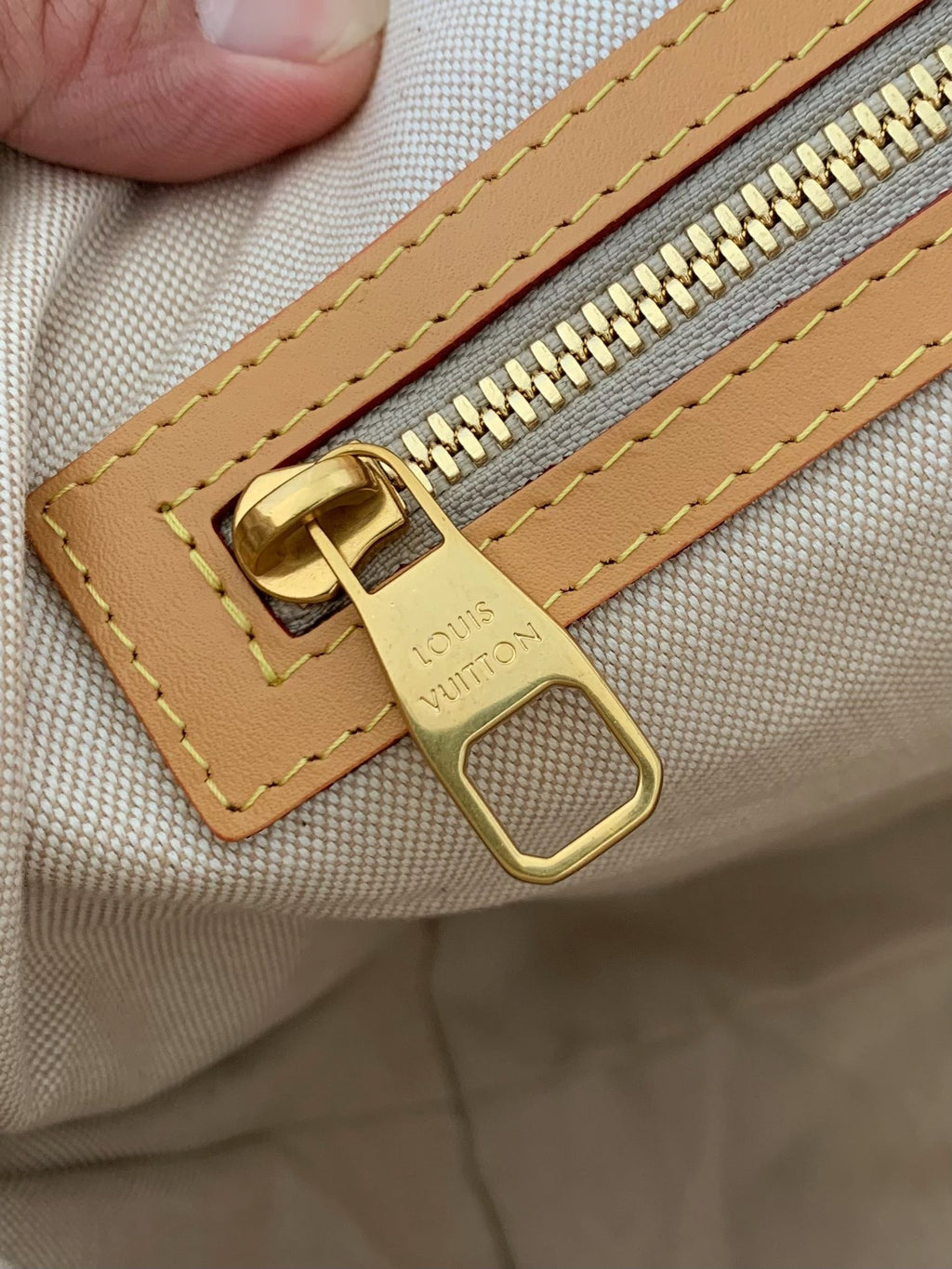 Denim Damier Tote Bag