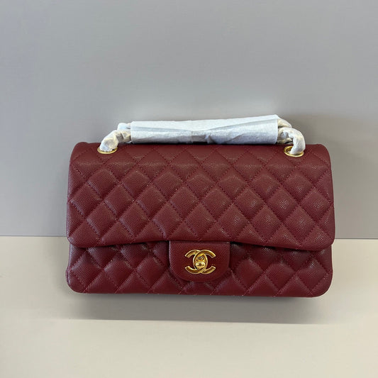 Caviar Leather Classic Double Flap Bag