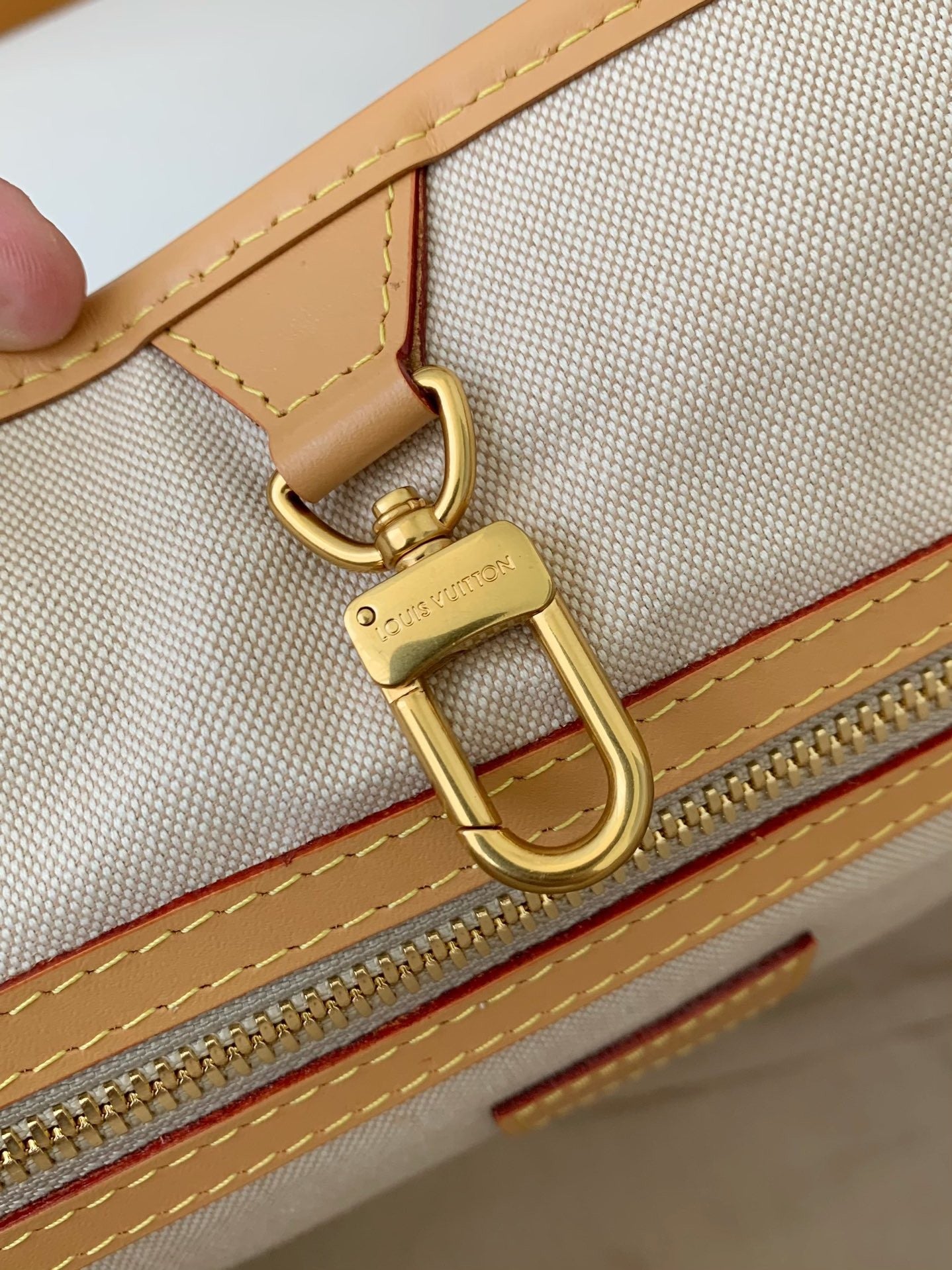 Denim Damier Tote Bag