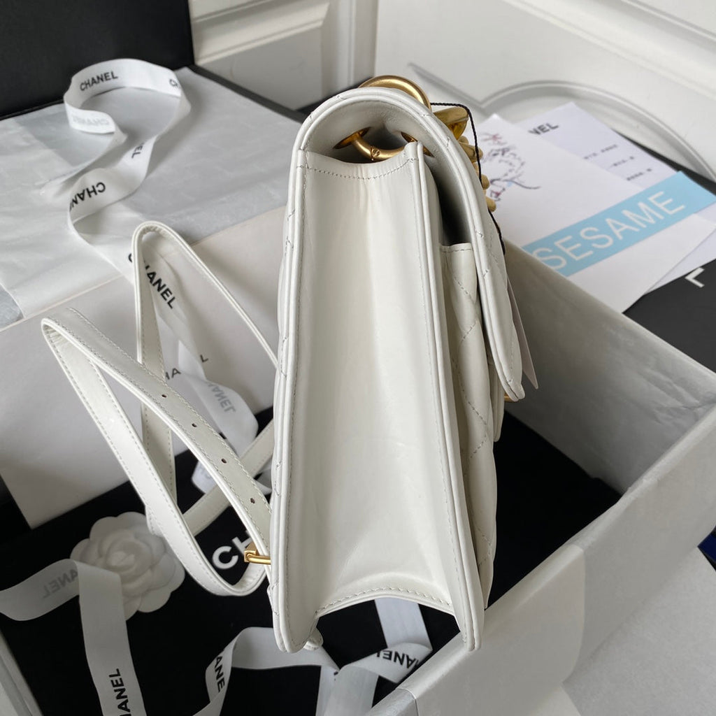 Quilted Chain Backpack