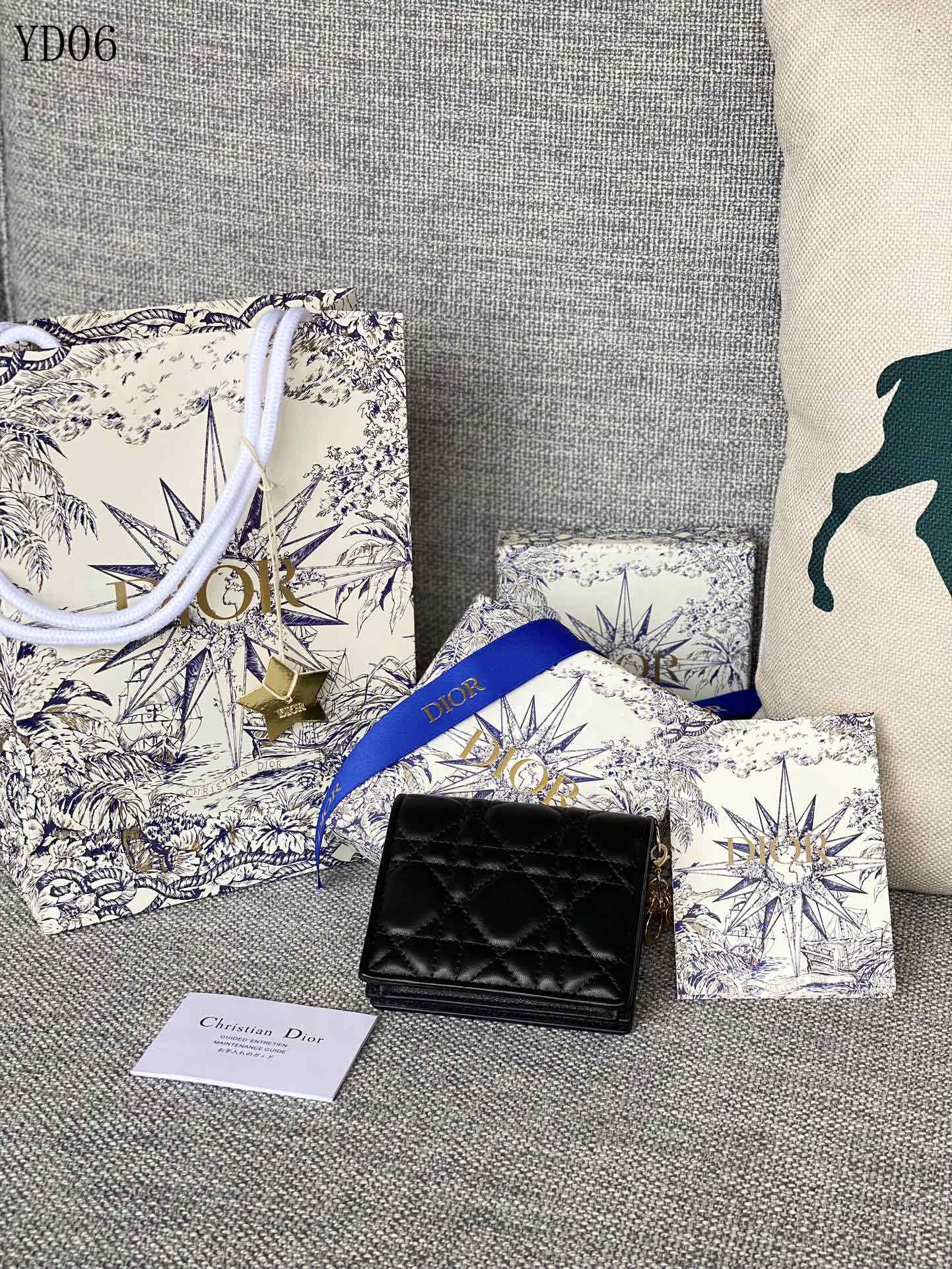 Quilted Leather Wallet