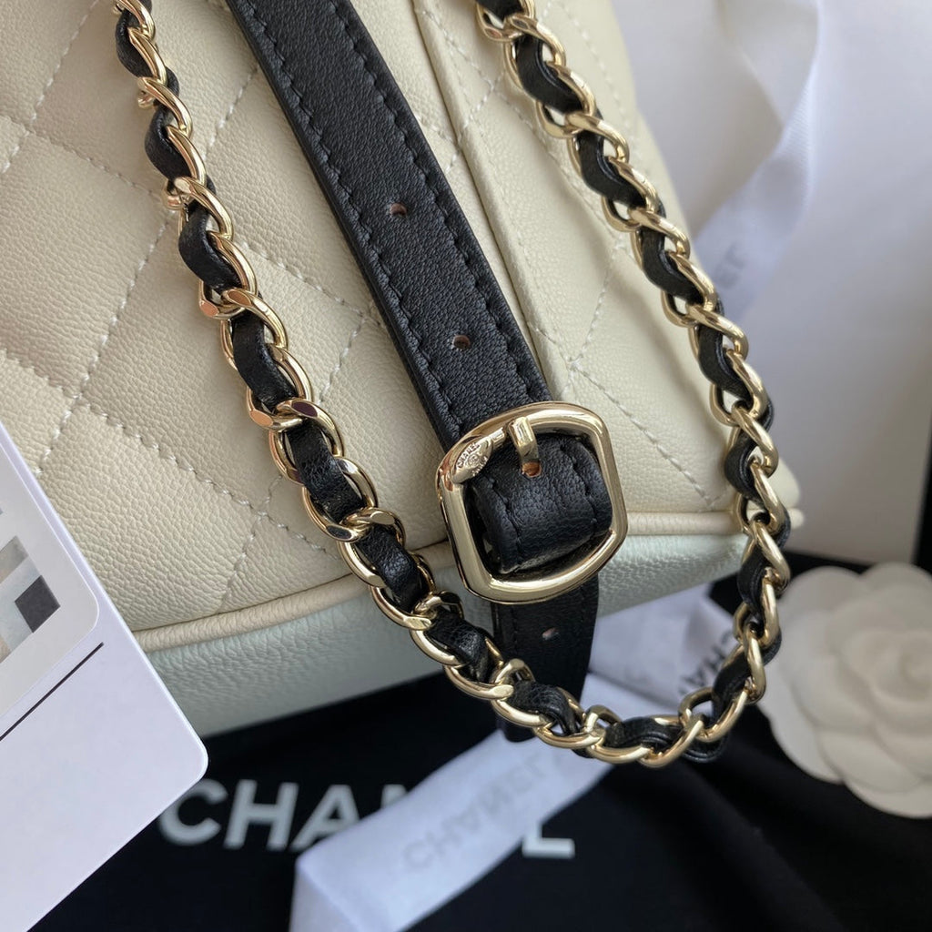 Quilted Leather Backpack