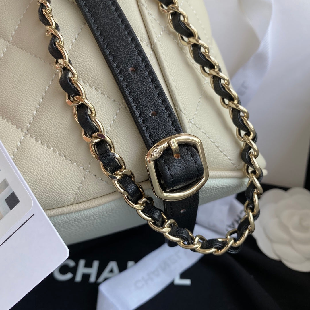 Quilted Leather Backpack