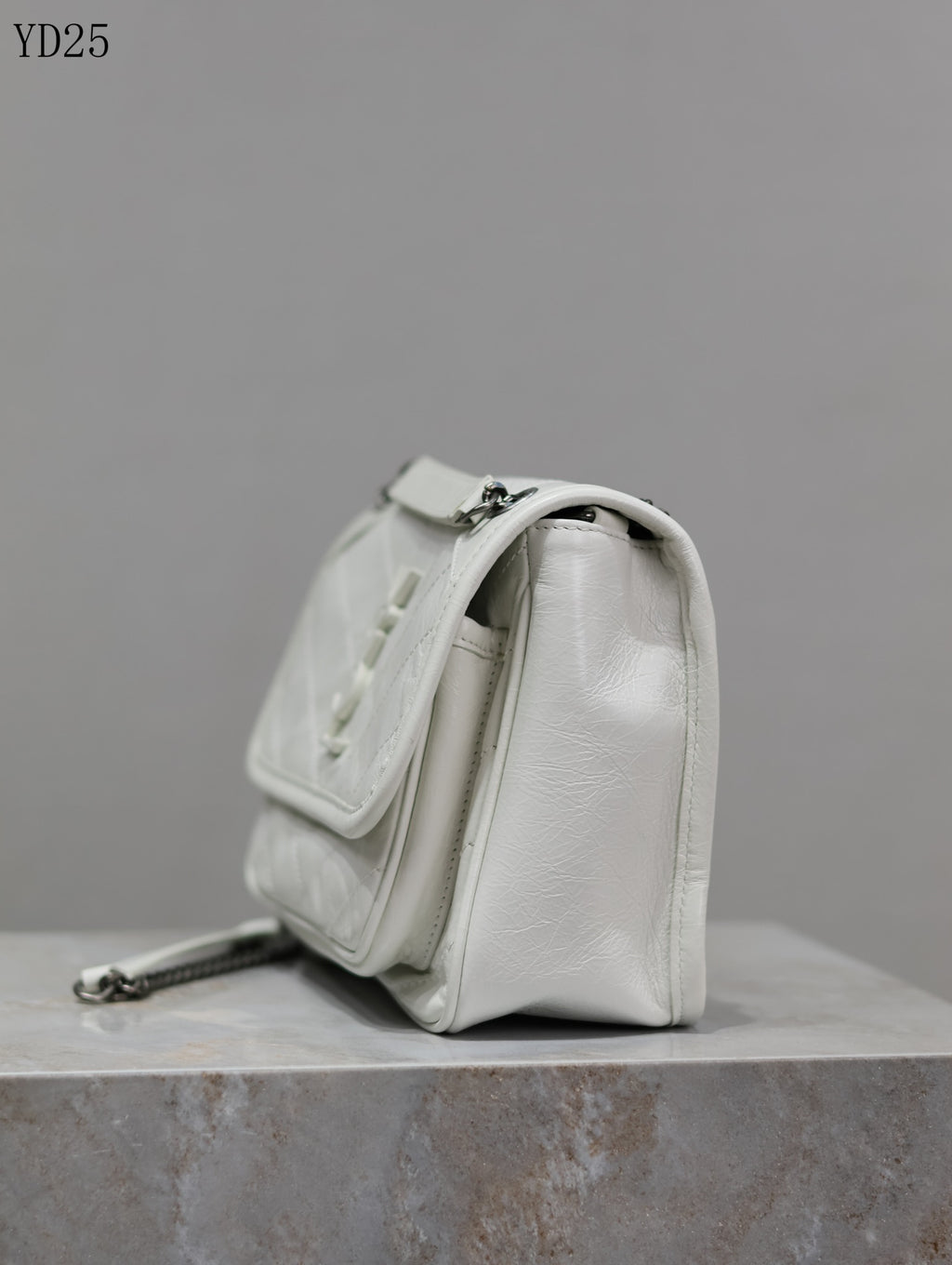 Niki Medium Patent Leather Shoulder Bag