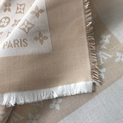 Monogram Shawl 140 x 140 cm